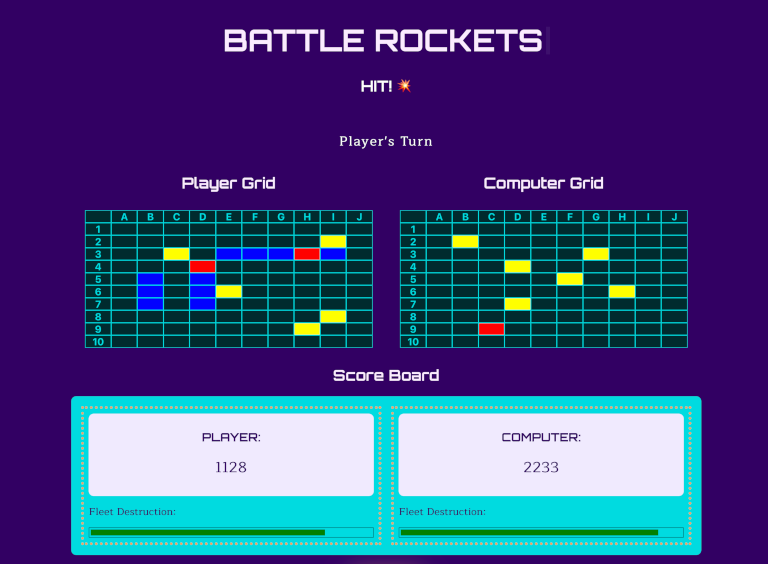 A javascript based game app
